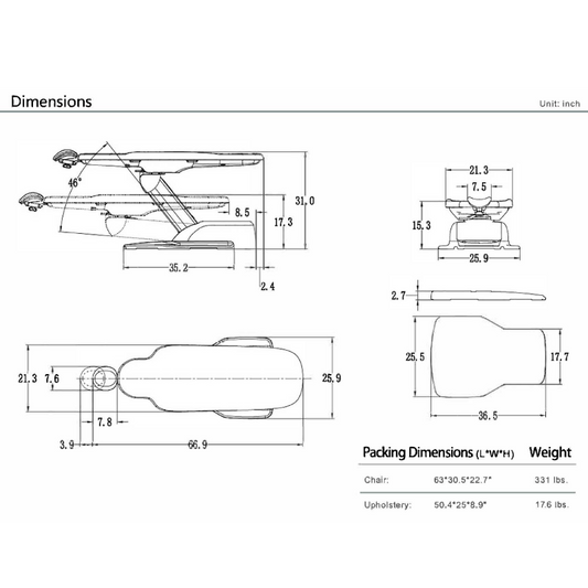 AJ19 Pediatric Bench